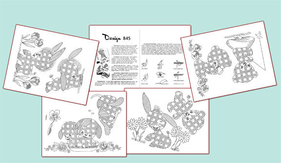 LW845 Laura Wheeler 845 Gingham Animals Plaid - Click Image to Close